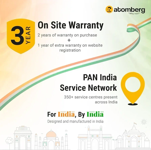 atomberg Renesa+ 1200mm BLDC Ceiling Fan with Remote Control | BEE 5 star Rated Energy Efficient Ceiling Fan | High Air Delivery with LED Indicators | 2+1 Year Warranty (Pearl White)