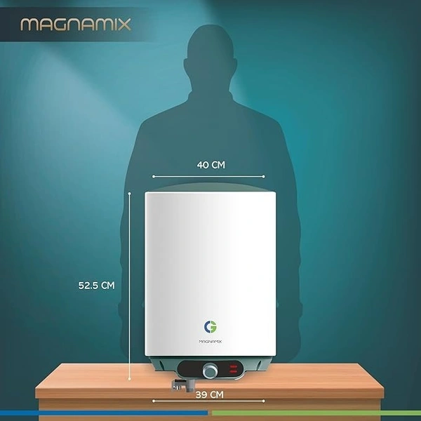 CG 15 L Storage Water Heater (Geyser) | with Glassline Tank | 4 Level Safety | Rust Proof body | BEE 5 Star Rated | For Home, Bathroom | White - White, 1