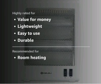 BAJAJ RHX 800 WATT HALOGEN ROOM HEATER - White