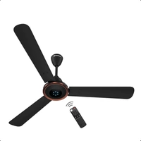 atomberg Erica Artesta 1200mm Designer BLDC Ceiling Fan with Remote | 5-star | Best-in-class Air Delivery | Newly Launched | Low noise | LED Speed Indicator | 2 Years Warranty (Midnight Black)