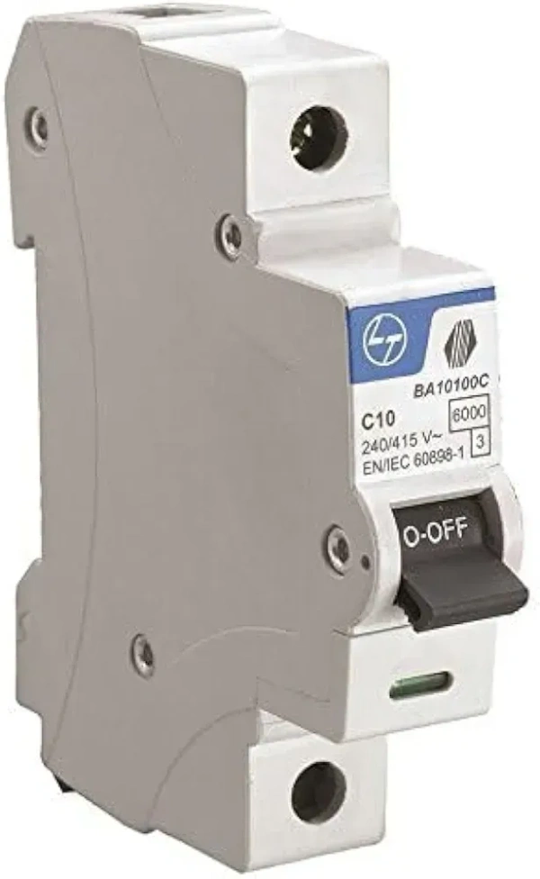 auritz Knudsen (Formerly L&T Switchgear Business) Tripper BA10160B | Tripper MCB 16A SP 240V AC 6kA B Curve | White | Useful in Overload, Short-Circuit & Isolation - 20 amp