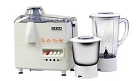 USHA JMG 3345 450Watts Juicer Mixer Grinder (White, 2 Jars) - 1, WHITE, 1