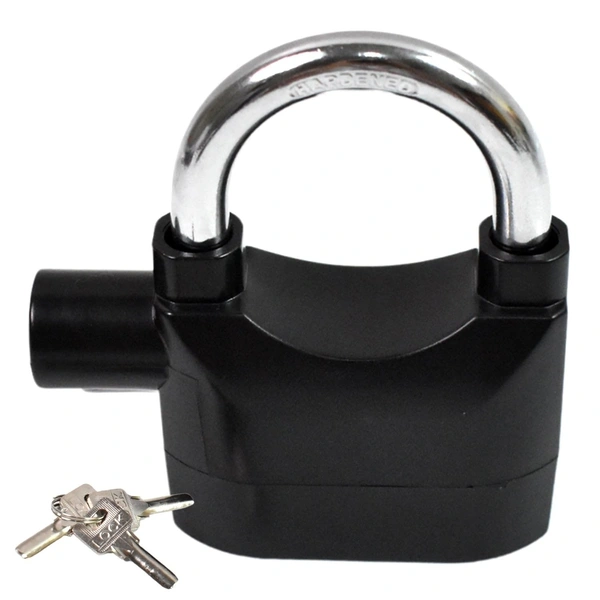 Fortune Cart 110 dB Alarm Padlock – Anti-Theft Security Lock with Built-In Siren