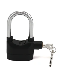 Fortune Cart 110 dB Alarm Padlock – Anti-Theft Security Lock with Built-In Siren