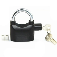 Fortune Cart 110 dB Alarm Padlock – Anti-Theft Security Lock with Built-In Siren
