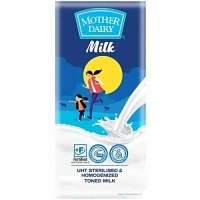 Mother Dairy UHT - Sterilised Toned Milk, 1 L Carton