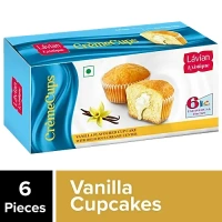 Lavian Exotique Creme Cups Vanilla Flavoured Cup Cake, 120 g (6 pcs)