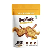 The Health Factory Cinnamon Rush Zero Maida Rusk Pops, 35 g
