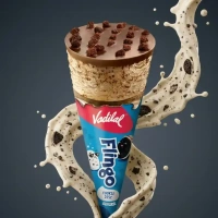 Cookie Disc Flingo Ice Cream Cone