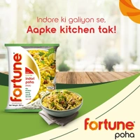 FORTUNE Thick Indori Poha, Super Soft, 500g