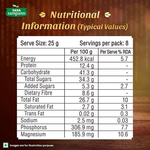 Tata Sampann Delight Dry Fruit & Seeds Mix - 200g