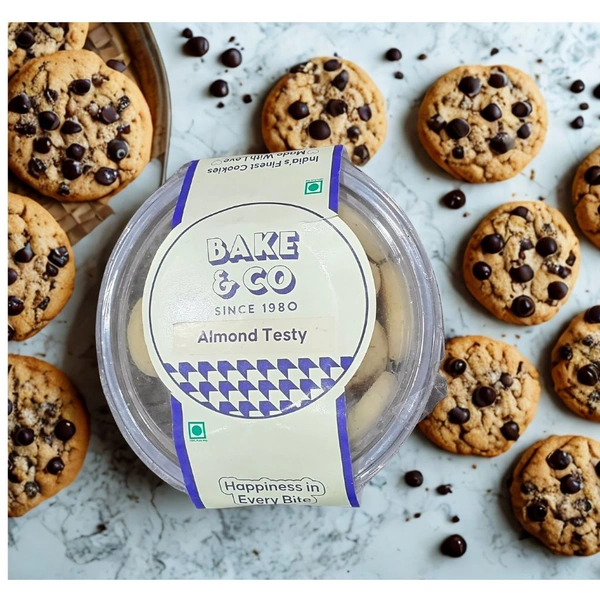  Bake & co Almond Testy Cookies 300 gm 