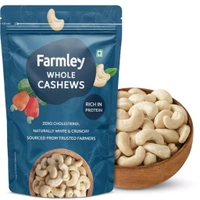 Farmley Whole Raw Kaju/ Cashew, 500g