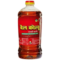 Bail Kolhu Kachi Ghani Mustard Oil, 2 L Jar