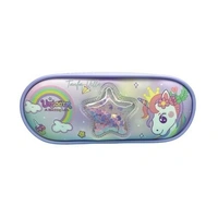 Unicorn Pouche Pencil Case for Girls Student for Store Pen Pencil Eraser Storage Bag for Make up and Stationery Space Pencil Cases Pouch Stationery Pouch-931 - Purple