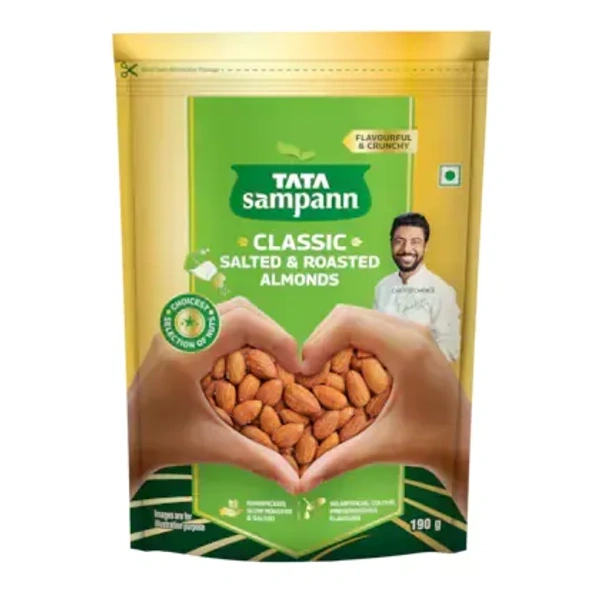 Tata Sampann Classic Salted & Roasted Almond - 190g
