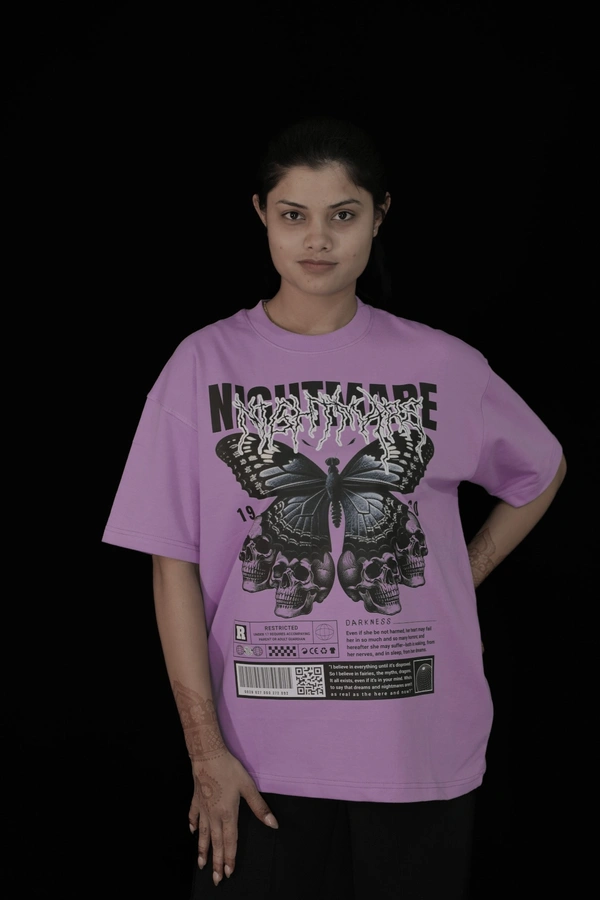 Nightmare Butterfly - Unisex Oversized T-Shirt 100% Premium Cotton