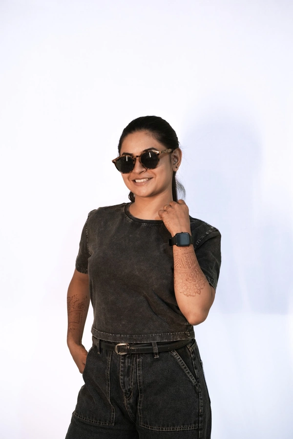 Plain Baby Tee - vintage Black