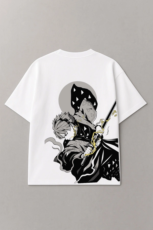 Zenitsu (Thunder Slice) - Unisex Oversized T-Shirt 100% Premium Cotton