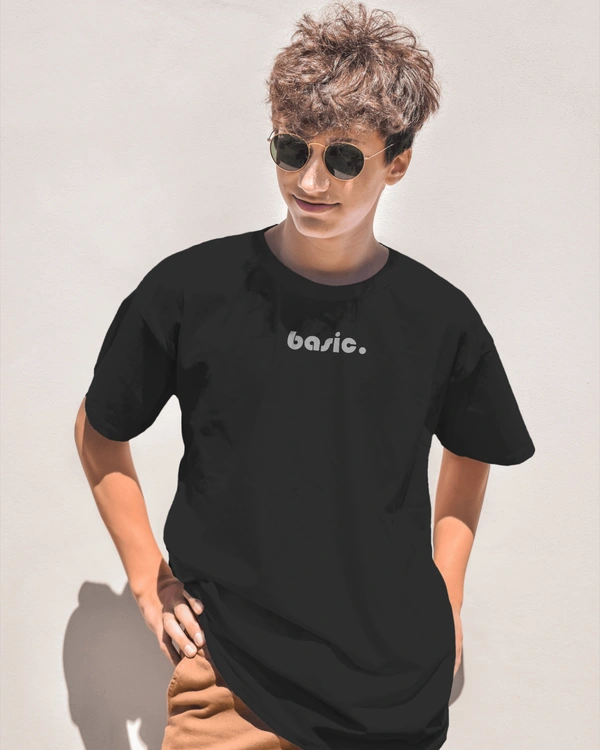 Basic-Unisex Oversized T-Shirt 100% Premium Cotton