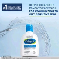Cetaphil Oily Skin Cleanser , Daily Face Wash for Oily, Acne prone Skin , Gentle Foaming, 125ml - 125ml*2