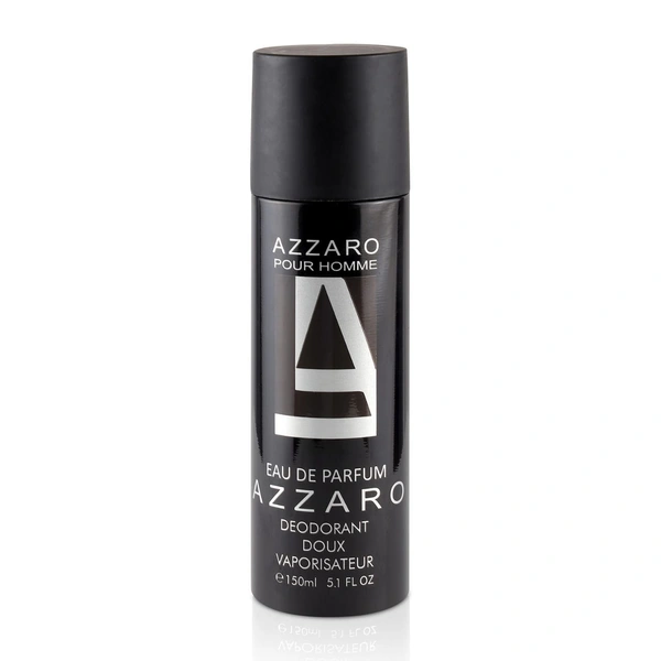 Imported Azzaro Pour Homme Eau De Paruf DEODORANT Doux Vaporisateur Spray - For Men - 150ML