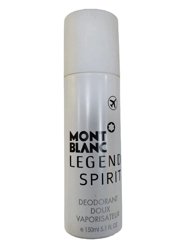 Imported Mont Blanc Legend Spirit Deodorant Doux Vaporisateur Spray - For Men - 150ML