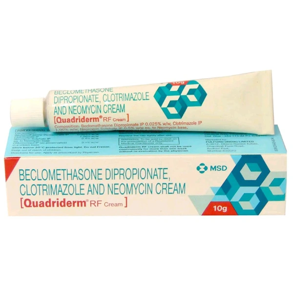 QUADRIDERM RF CREAM - 10GM, SR&CO