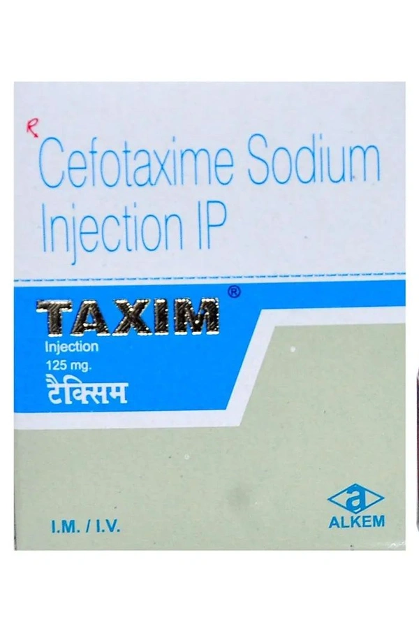 TAXIM 125MG INJ - VIAL