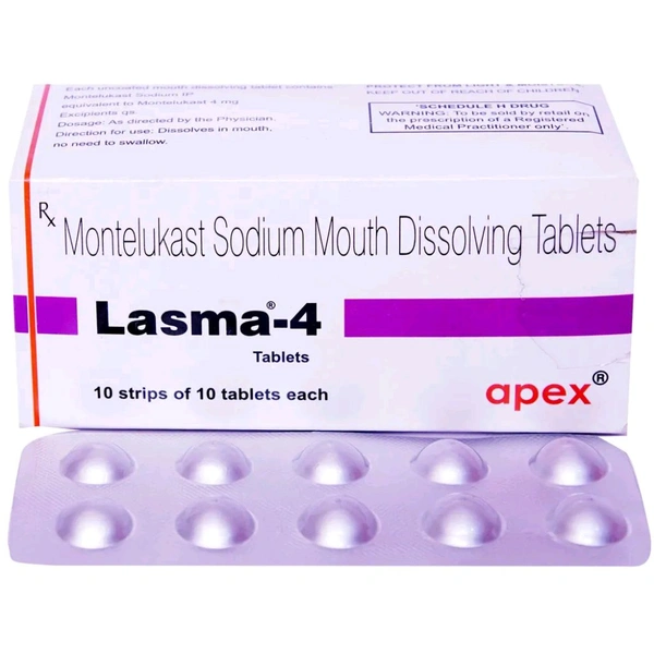LASMA 4MG TAB - 10S