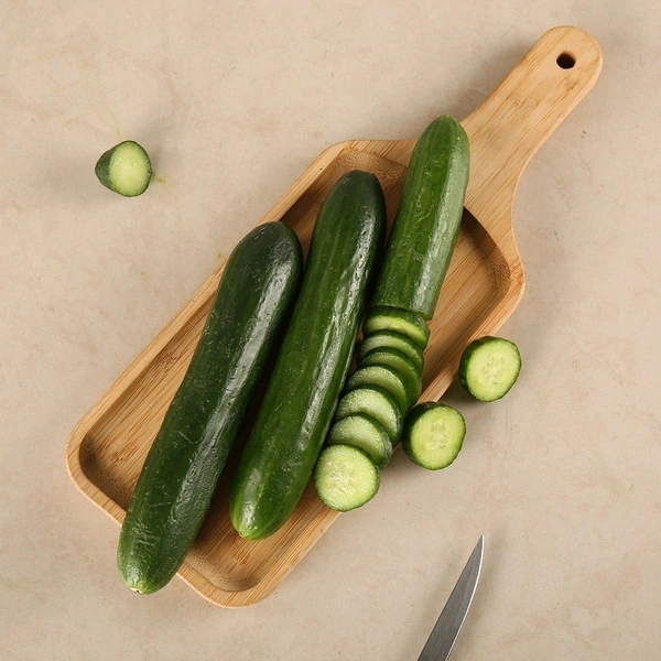 Organic English Cucumber (Khira, Kheera) 1kg - 1kg