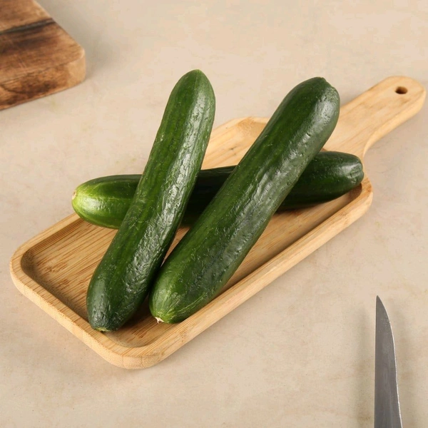 Organic English Cucumber (Khira, Kheera) 1kg - 1kg