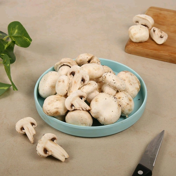 Mushroom Button (Medium Quality) - 1kg