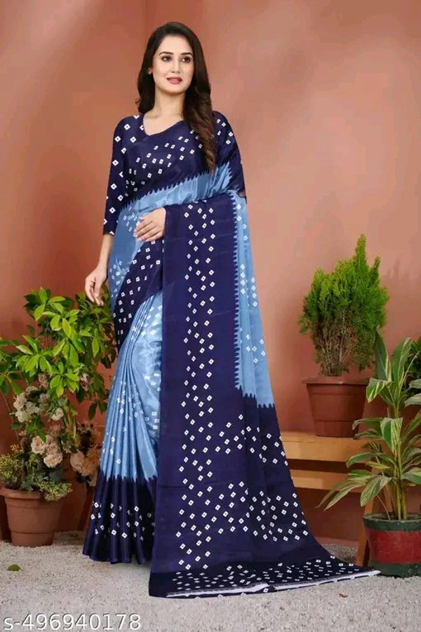 Catalog Name:*Aagam Attractive Sarees*
Saree Fabric: Georgette / Art Silk / Chiffon
Blouse: Running Blouse
Blouse Fabric: Product Dependent
Pattern: Printed
Blouse Pattern: Same as Border
Net Quantity (N): Single
Sizes: 
Free Size (Saree Length Size: 5.3 m, Blouse Length Size: 0.8 m) 

Dispatch: 2 Days
