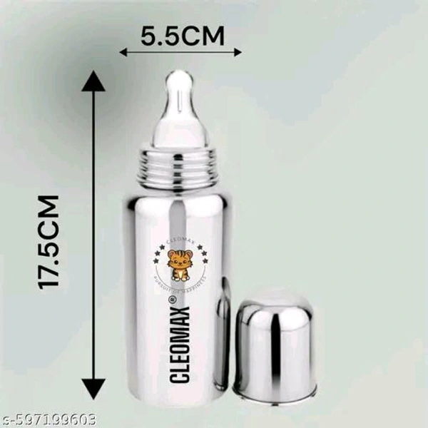 Catalog Name:*CLEOMAX Stainless steel baby feeding Bottle 250ML with Brush and Cover pack of 3*
Age Range: Baby