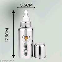 Catalog Name:*CLEOMAX Stainless steel baby feeding Bottle 250ML with Brush and Cover pack of 3*
Age Range: Baby
