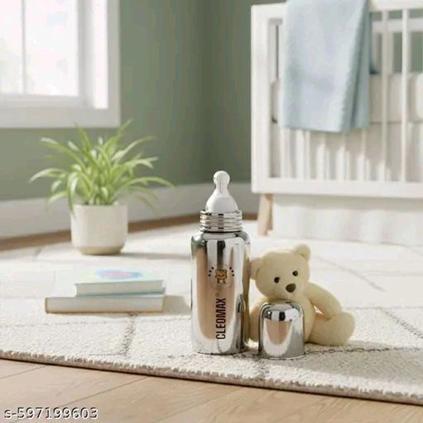 Catalog Name:*CLEOMAX Stainless steel baby feeding Bottle 250ML with Brush and Cover pack of 3*
Age Range: Baby
