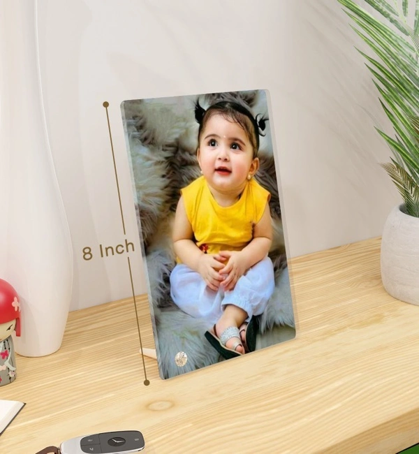 Kraftify Personalised Acrylic Kids Photo Frame For Gifting