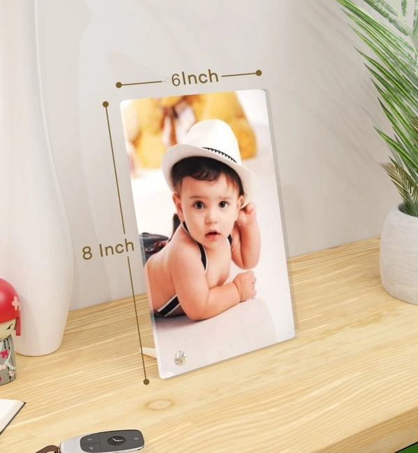 Kraftify Personalised Acrylic Kids Photo Frame For Gifting