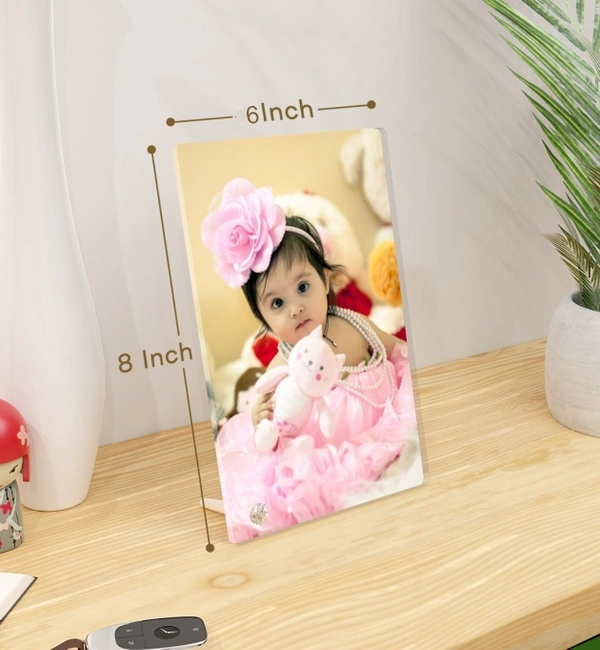 Kraftify Personalised Acrylic Kids Photo Frame For Gifting