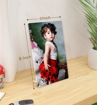 Kraftify Personalised Acrylic Kids Photo Frame For Gifting