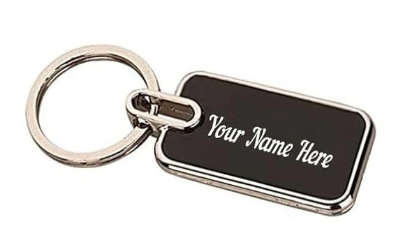 Kraftify Personalized Pen and Keychain Combo with Name Printed (Engraved) on Both for Gifting