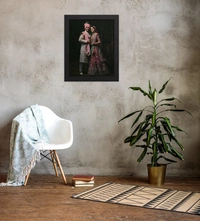 Krafitfy Kraftify Personalized 1 Photo Collage Vertical Frame For Birthday, Anniversary, Wedding Gift, Personalized Collage Gift, Wall Photo Frame (13X10, Black) (A4 Size Photo Print) Please Send Name as per given instruction on image number 2) - 13 * 10 Inch