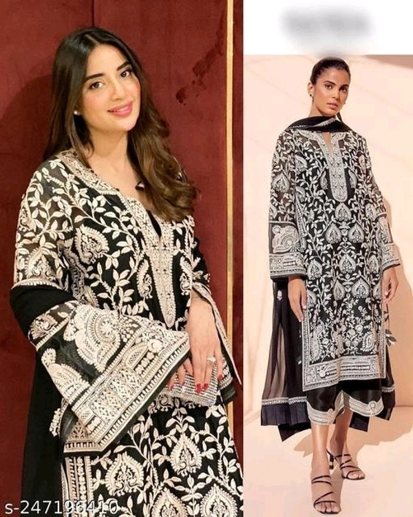 Kurti Set For Women - Black, M