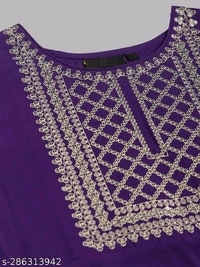 Kurti Set For Women - Pigment Indigo, XXL