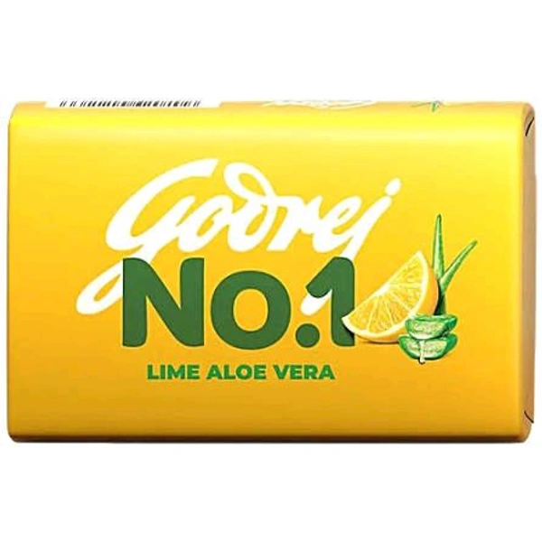 Godrej No 1 साबुन (Godrej No1 Soap) Lime Aloe Vera Sabun - Yellow, 43 g