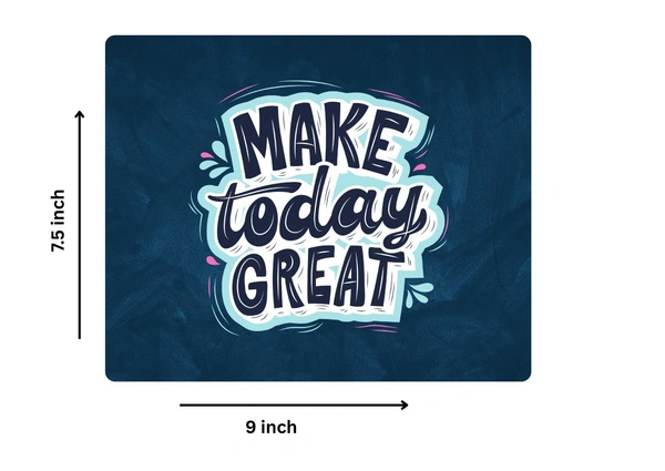 MOTIVATION GRIP MOUSEPAD - Width -9inch / Height - 7.5 inch, Bay of Many
