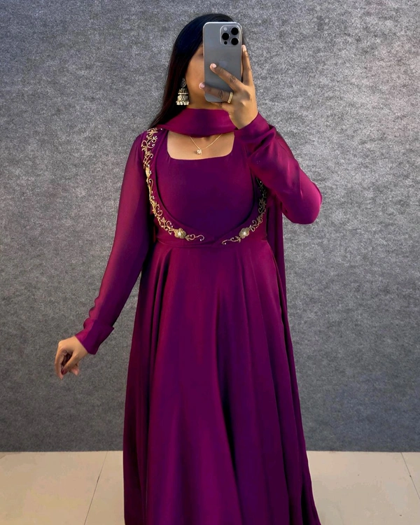 3 In 1 Gown - S, Wine