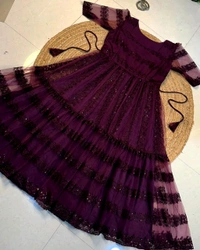 Princess Frock - M, Wine