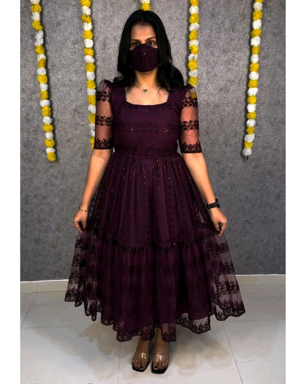 Princess Frock - 5XL, Wine